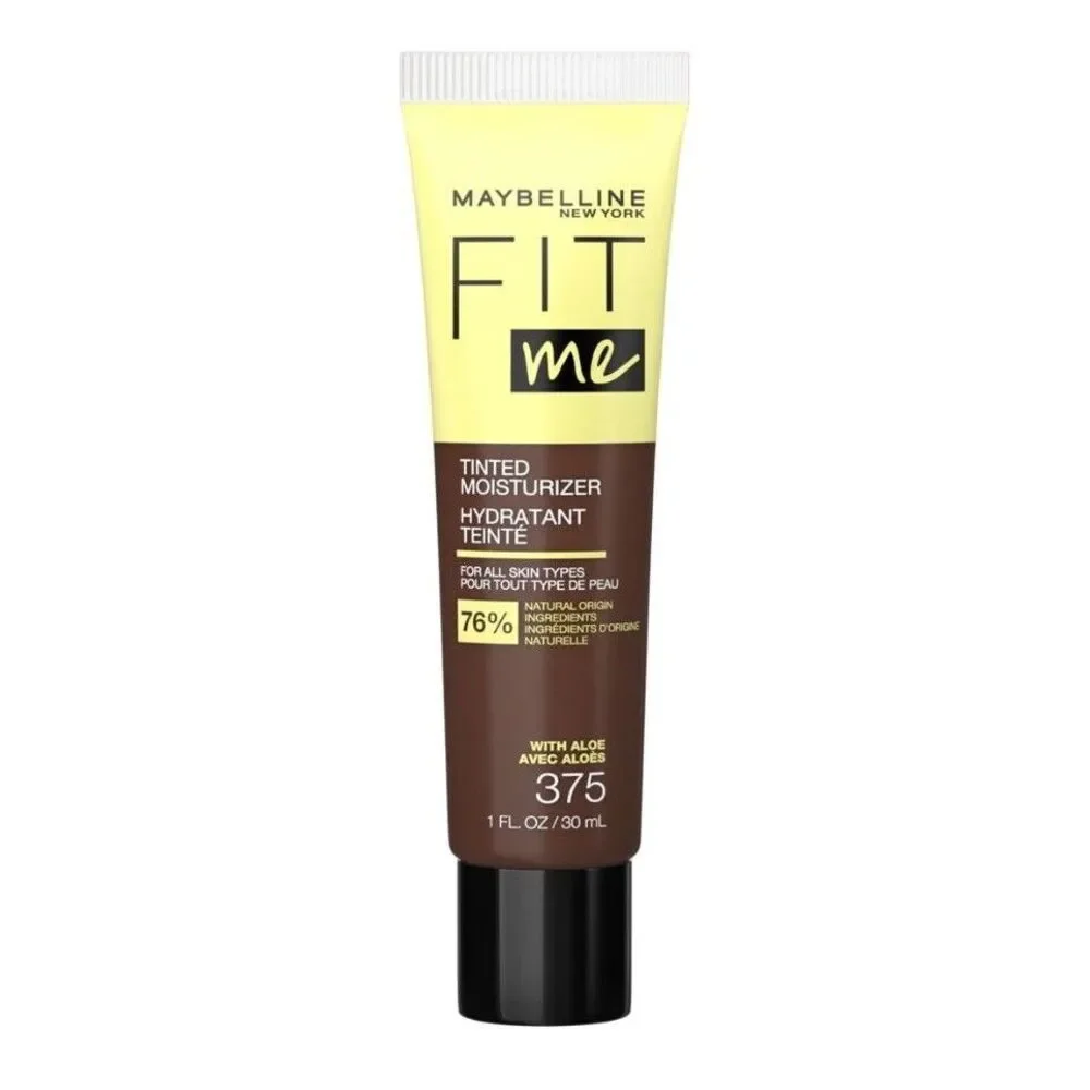 Maybelline New York Fit Me Tinted Moisturizer, Natural Coverage #375 (Lot Of 3)